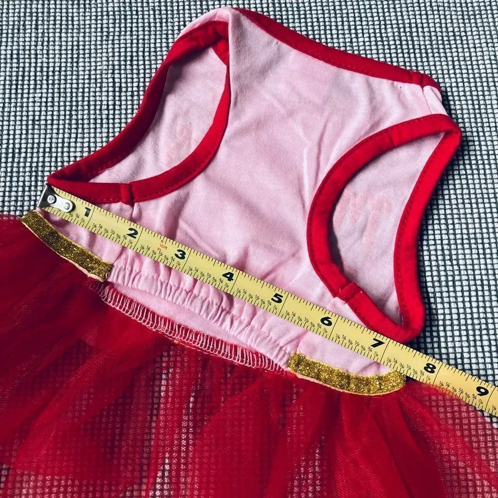 Mommy’s Bestie Valentine Dog Tulle Skirt Pet Dress S